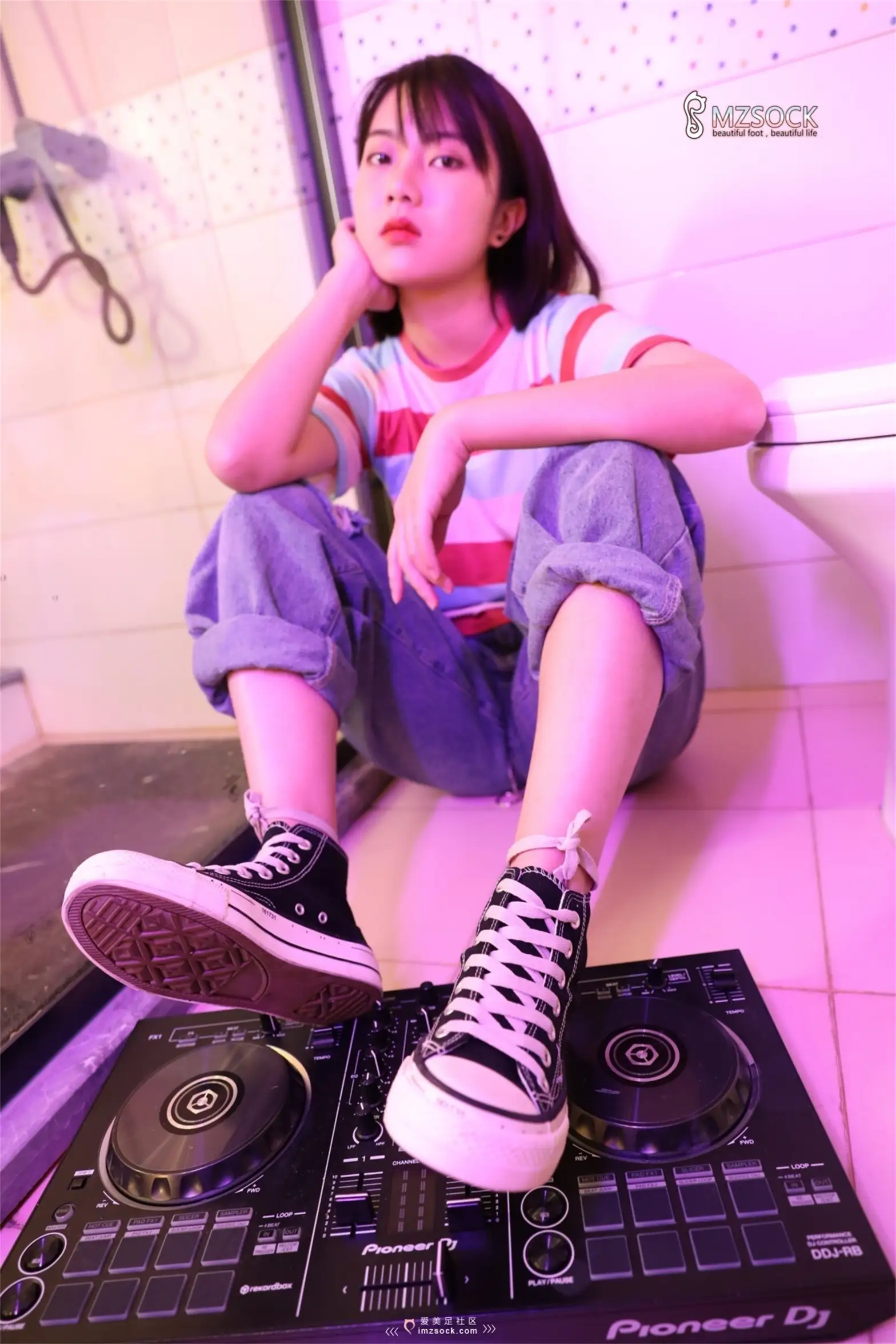 [Mzsock] Love beautiful feet NO.086 Tingting#[74P]-22