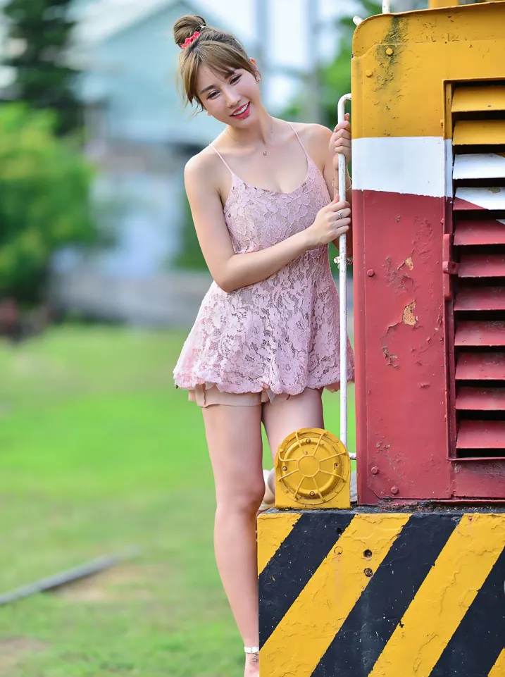 [Mzsock] NO.201 Chen Weiyu suspender dress with cool and beautiful legs street photography#[105P]-49